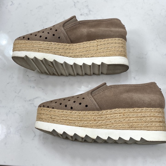 Steve Madden Koreen women’s size 8.5 suede platform espadrilles - Picture 3 of 6